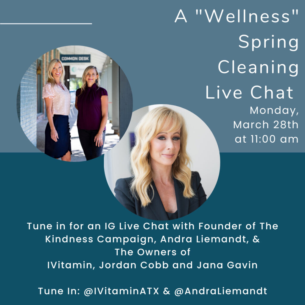 IG Live with AndraLiemnandt  A Wellness Spring Cleaning Live Chat